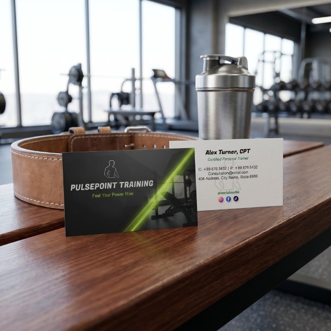 Fitness Trainer Business | Black Silver Card (Creator Uploaded)