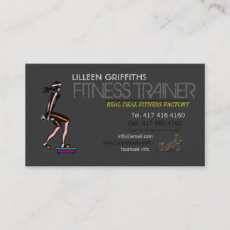 Fitness Trainer Business Card