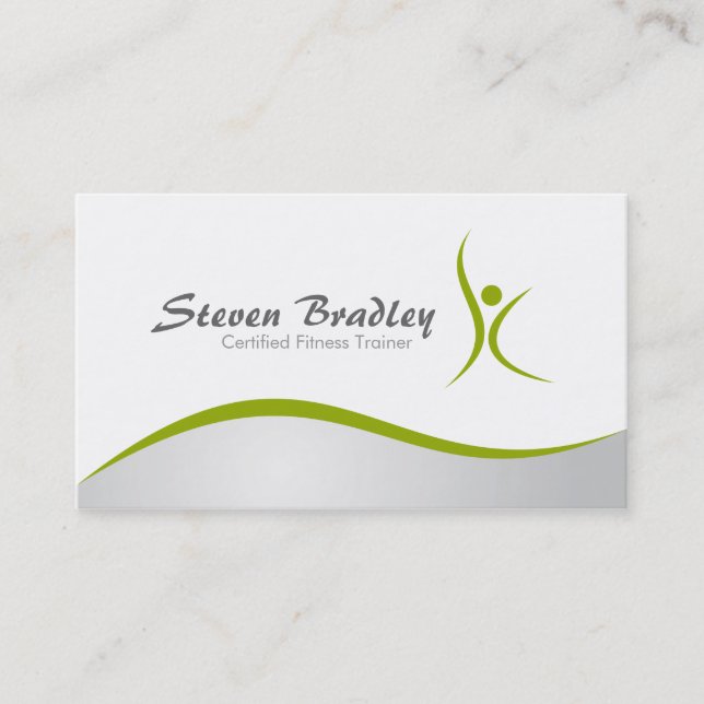 Fitness Trainer - Business Cards (Front)