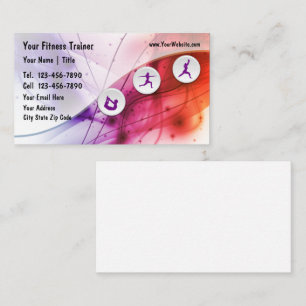 Fitness Trainer Business Cards