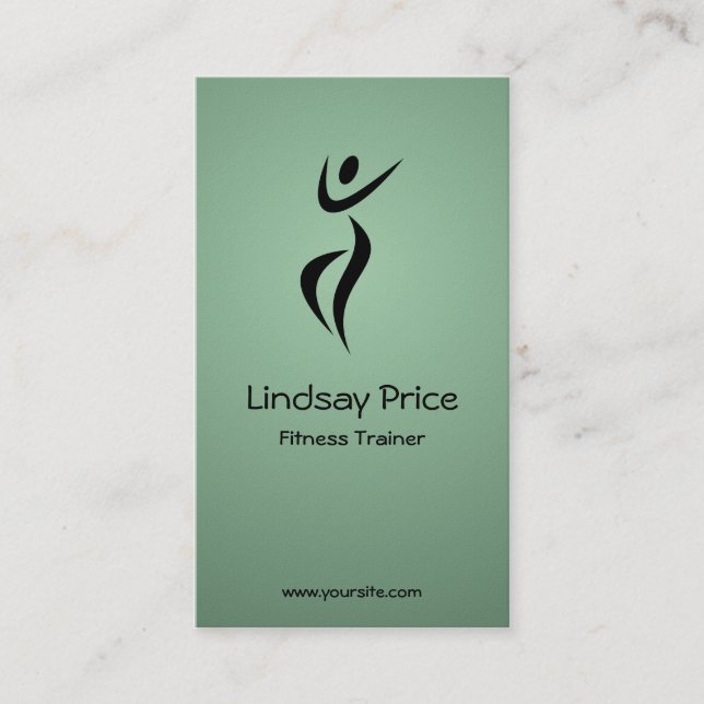 Fitness Trainer - Business Cards (Front)