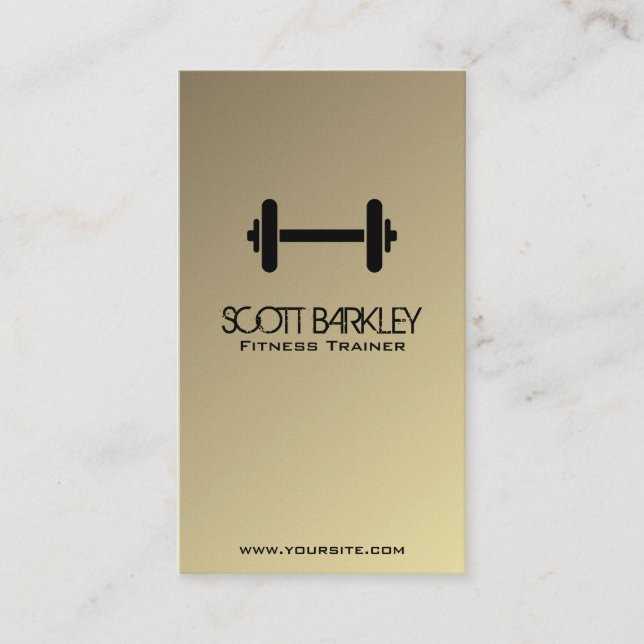 Fitness Trainer - Business Cards (Front)