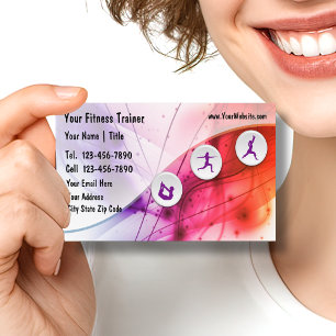Fitness Trainer Business Cards