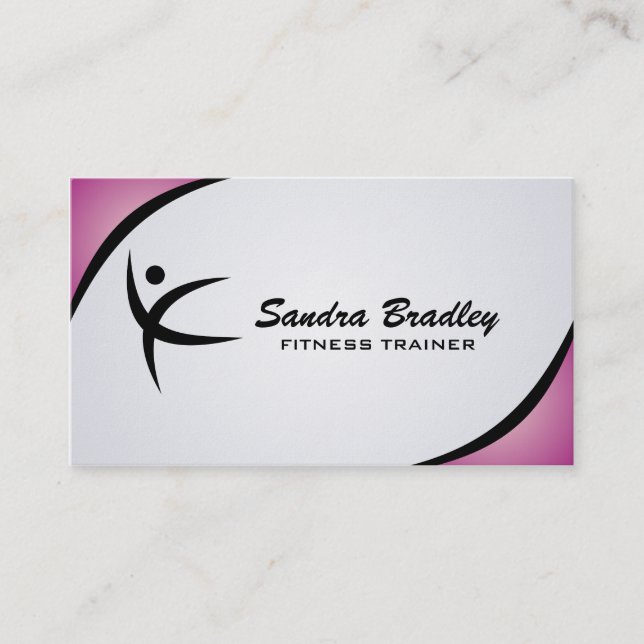 Fitness Trainer - Business Cards (Front)