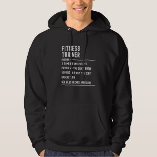 Fitness Trainer Definition Shirts Funny Job Title