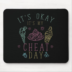 Fitness Trainer Gift Ice Cream Its Okay Its My Che Mouse Mat