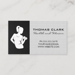 Fitness Trainer Logo Business Card