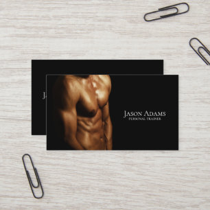 Fitness trainer, Personal trainer Business Card