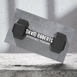 Fitness Trainer Professional Dumbbell Cool Metal Business Card<br><div class="desc">Fitness Trainer Professional Dumbbell Cool Metal Business Cards.</div>