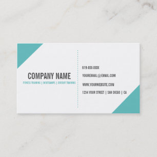 Fitness Trainer Referral Business Card