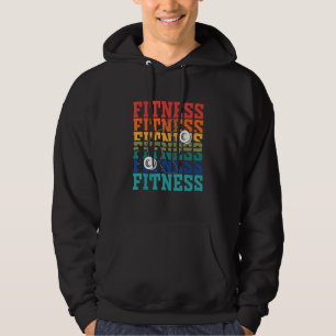 Fitness Vintage Sports Gym Workout Hoodie