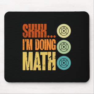 Fitness Weightlifting Workout Training Shhh I’m Do Mouse Mat