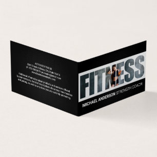 Fitness   Woman at the Gym Business Card