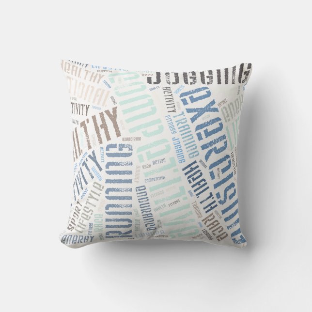 Fitness words cushion (Front)