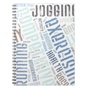 Fitness words notebook
