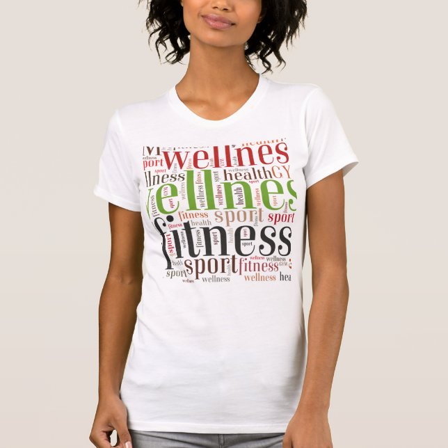 Fitness words T-Shirt (Front)