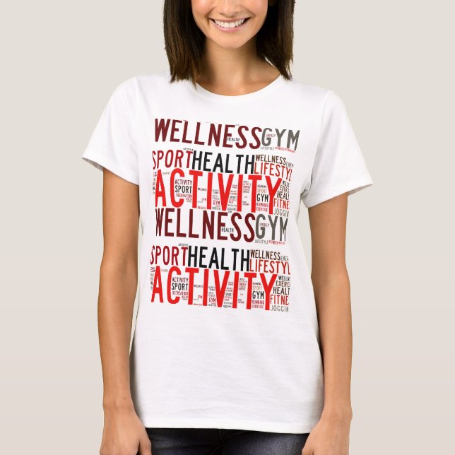 Fitness words T-Shirt (Front)