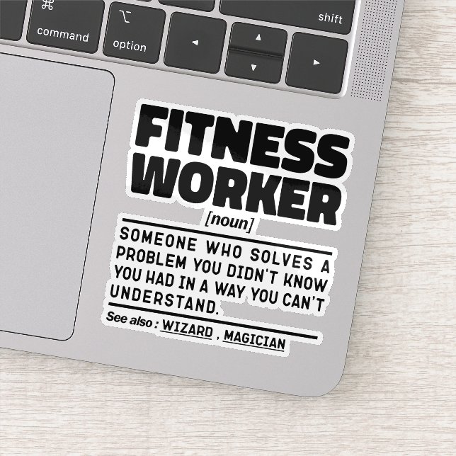 Fitness Worker Noun Weightlifting Workout Funny (Detail)
