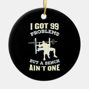 Fitness Workout Bodybuilding Ceramic Tree Decoration