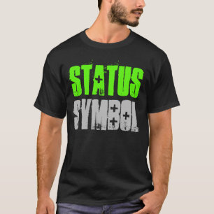 Fitness Workout GREEN AND GRAY STATUS SYMBOL FUN T-Shirt