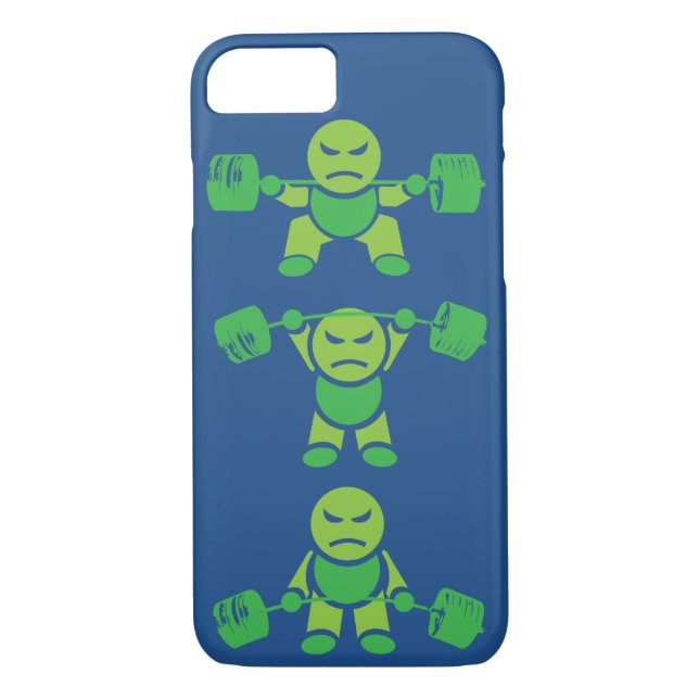 Fitness Workout Gym Motivation Case-Mate iPhone Case (Back)