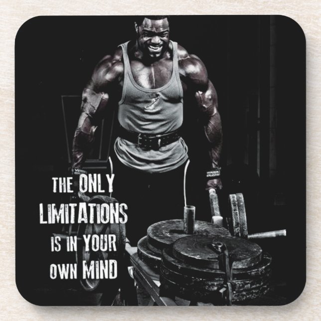 Fitness Workout Gym Motivation Coaster (Front)