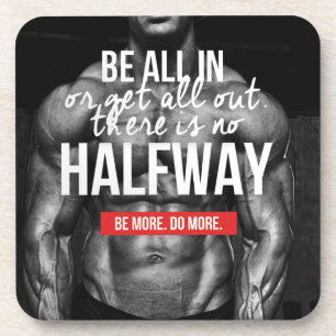 Fitness Workout Gym Motivation Coaster