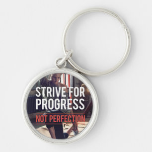 Fitness Workout Gym Motivation Key Ring