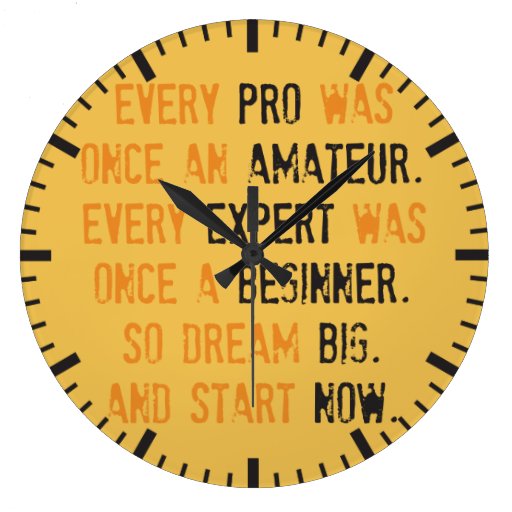 Image of Fitness Workout Gym Motivation Large Clock