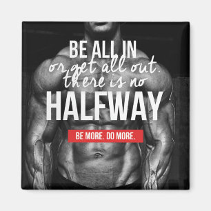 Fitness Workout Gym Motivation Magnet