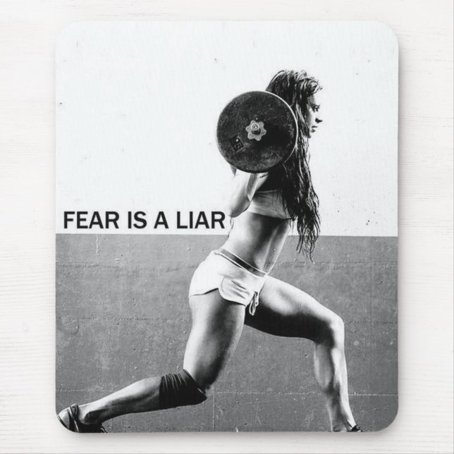 Fitness Workout Gym Motivation Mouse Mat (Front)