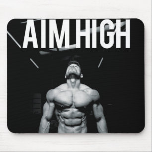 Fitness Workout Gym Motivation Mouse Mat