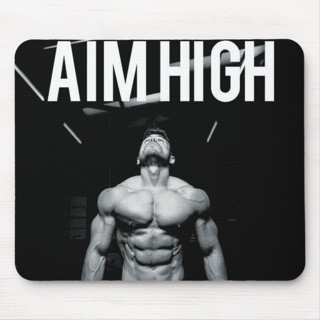 Fitness Workout Gym Motivation Mouse Mat (Front)