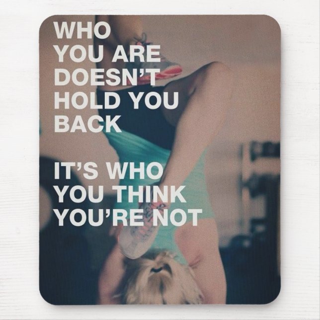 Fitness Workout Gym Motivation Mouse Mat (Front)