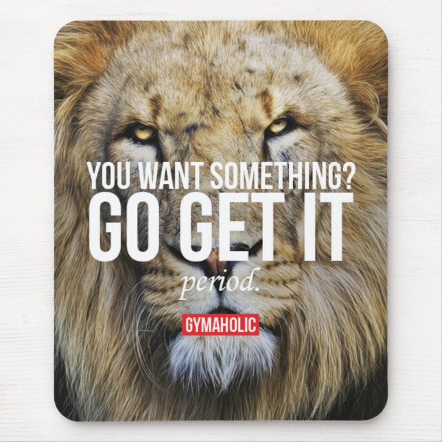 Fitness Workout Gym Motivation Mouse Mat (Front)