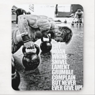 Fitness Workout Gym Motivation Mouse Mat