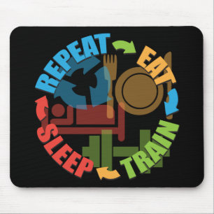 Fitness Workout Gym Motivation Mouse Mat