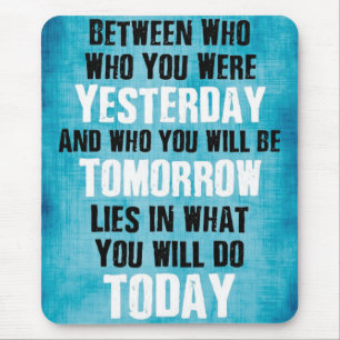 Fitness Workout Gym Motivation Mouse Mat