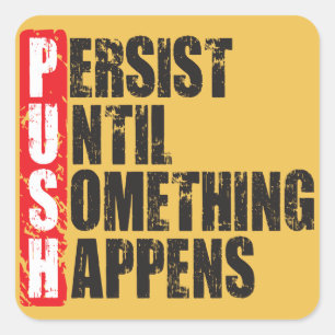 Fitness Workout Gym Motivation - Push Square Sticker