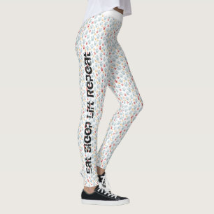 Fitness Workout Paw Print Leggings