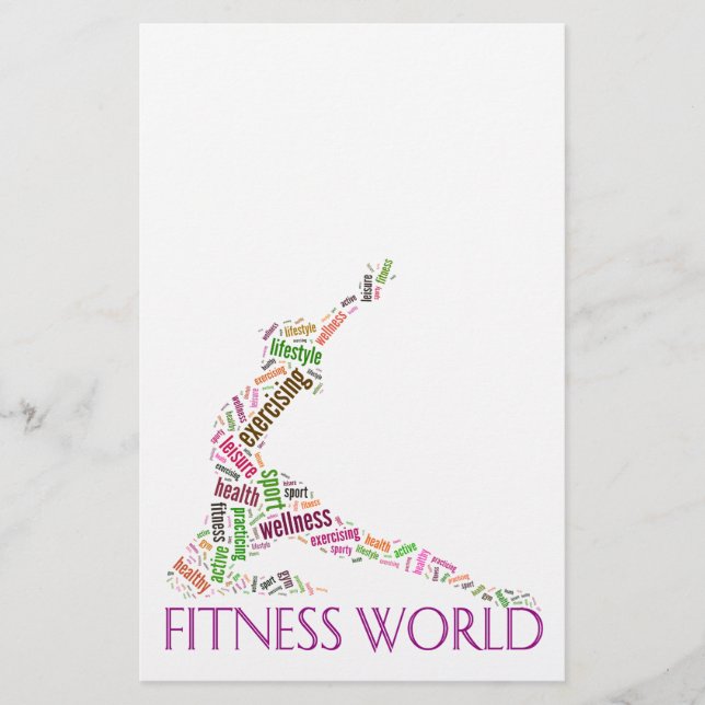 Fitness world flyer (Front)