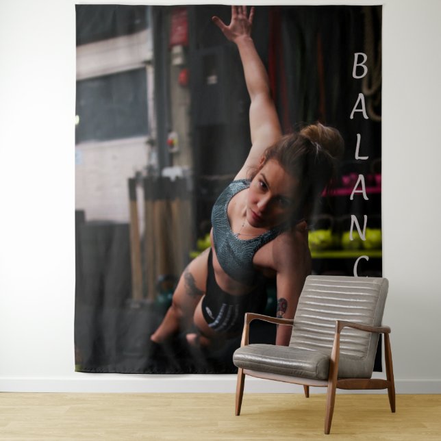 Fitness Yoga Balance Life Tapestry (In Situ)