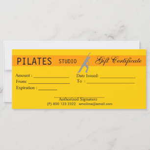 Fitness Yoga Pilates Gift Certificate Giveaway