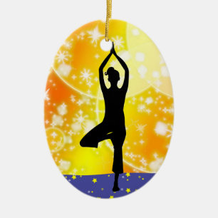 Fitness! Yoga - Tree - SRF Ceramic Tree Decoration