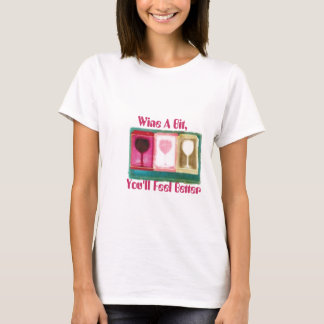 Fitted T-shirt  Wine A Bit, You'll Feel Better