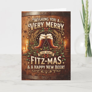 Fitz-mas Beer Christmas Card