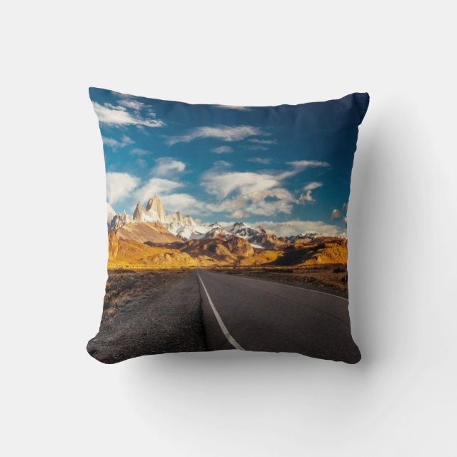 Fitz Roy In Morning Light Cushion (Front)