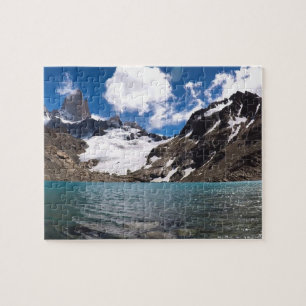 Fitz Roy Massif and Lago de Las Tres Jigsaw Puzzle