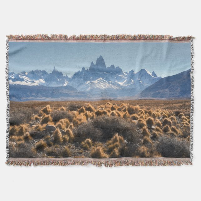 Fitz Roy, Patagonia, Argentina Throw Blanket (Front)