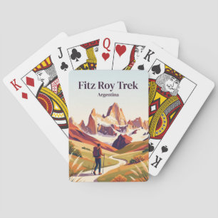 Fitz Roy Trek El Chaltén Argentina Playing Cards